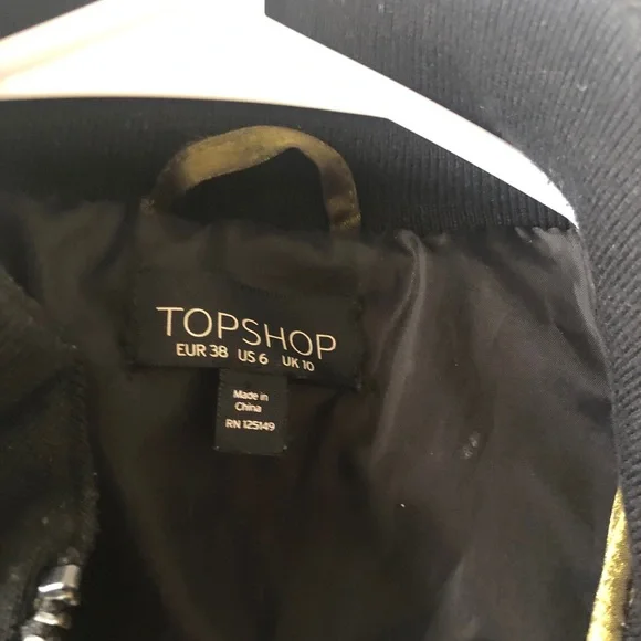 Topshop Puffer Bomber Jacket - Picture 5 of 8